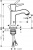 Смеситель для раковины Hansgrohe Metropol Classic 31301000 купить по всей России
