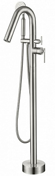 Напольный смеситель для ванны Boheme Eterna 179-NB Nickel Brush