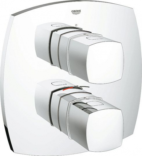 Смеситель с термостатом для душа Grohe Grandera 19934000 купить по всей России