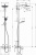 Душевая стойка Hansgrohe Crometta S 240 Showerpipe 27320000, Душевые панели, Душевые системы, Стойки, Гарнитуры, лейки, тропический душ в Москве Тел.: +7 (968) 040-40-82