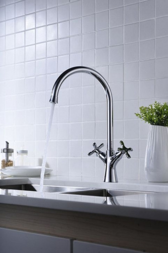 Смеситель для кухони Lemark Duetto LM5704C купить по всей России