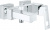 Смеситель для ванны Grohe Eurocube 23140000 купить по всей России