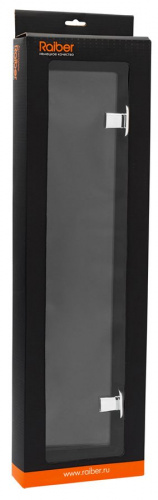 Полка Raiber R50114 стеклянная хром