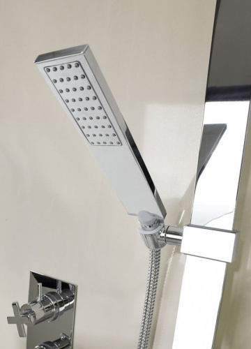 Душевая лейка Bossini Flat-One B00270.030 хром, Душевые панели, Душевые системы, Стойки, Гарнитуры, лейки, тропический душ в Москве Тел.: +7 (968) 040-40-82