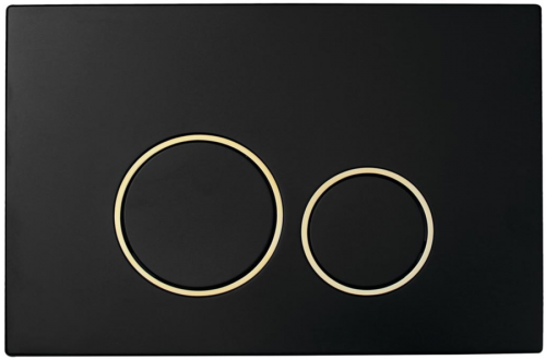 Кнопка смыва Boheme 663 Black Gold интернет магазина сантехники Акванота