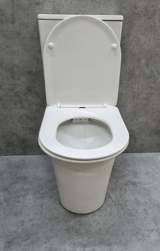 Унитаз компакт CeramaLux 1223A белый, микролифт в интернет магазине сантехники Акванота в Москве Тел.: +7 (968) 040-40-82