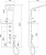 Душевая панель Am.Pm Joy W85P-2-136AW, Душевые системы, Стойки, Гарнитуры, лейки, тропический душ в Москве Тел.: +7 (968) 040-40-82