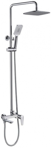 Душевая стойка Bravat Arden F6351385CP-A1-RUS хром, Душевые панели, Душевые системы, Стойки, Гарнитуры, лейки, тропический душ в Москве Тел.: +7 (968) 040-40-82