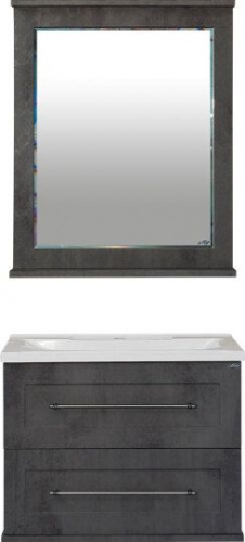 Зеркало Misty Марта 70 темный бетон