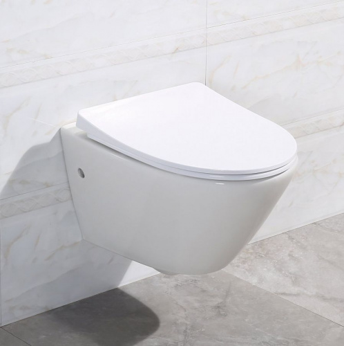 Подвесной унитаз BelBagno Alpha BB300CHR безободковый в интернет магазине сантехники Акванота в Москве Тел.: +7 (968) 040-40-82