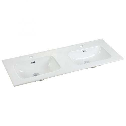 Двойная раковина Ceramica Nova Element CN7004 122,5x48x19 интернет магазина сантехники Акванота