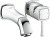 Смеситель для раковины Grohe Grandera 19929000 настенный купить по всей России